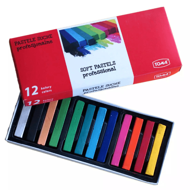 Pastele suche 12 kolorów Toma